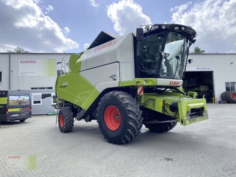 Mähdrescher des Typs CLAAS TUCANO 430 MIT V540+TW, Gebrauchtmaschine in Vohburg (Bild 2)