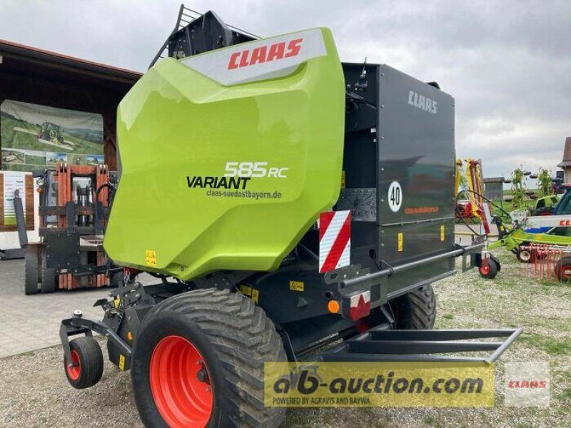 Rundballenpresse des Typs CLAAS VARIANT 585 RC PRO, Vorführmaschine in Obersöchering (Bild 1)